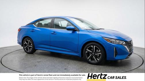 Electric Blue Metallic 2025 Nissan Sentra SV