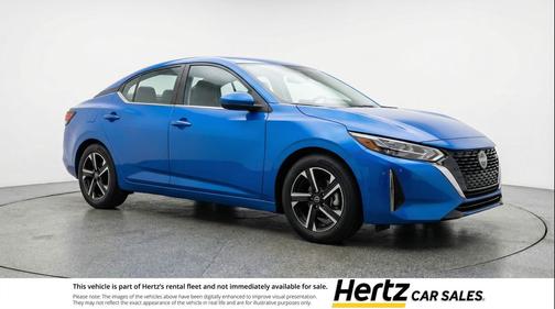 Electric Blue Metallic 2025 Nissan Sentra SV