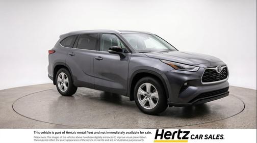Magnetic Gray Metallic 2025 Toyota Highlander LE