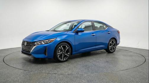 Electric Blue Metallic 2025 Nissan Sentra SV