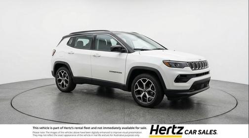 Bright White Clearcoat 2025 Jeep Compass Limited
