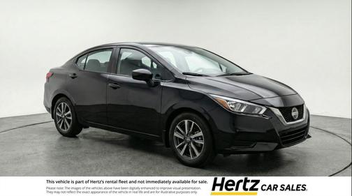 Super Black 2025 Nissan Versa 1.6 SV