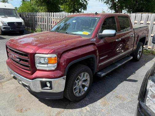 Maroon 2014 GMC Sierra 1500 SLT