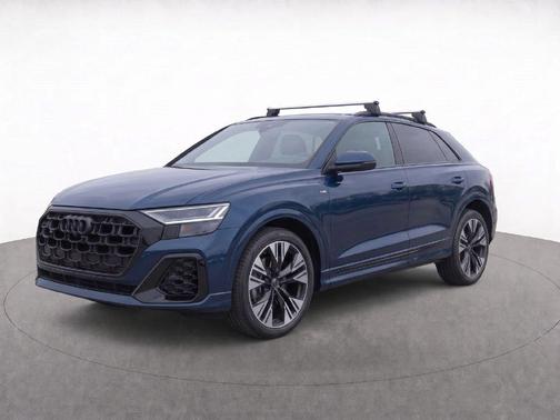 Waitomo Blue Metallic 2025 Audi Q8 55 Premium