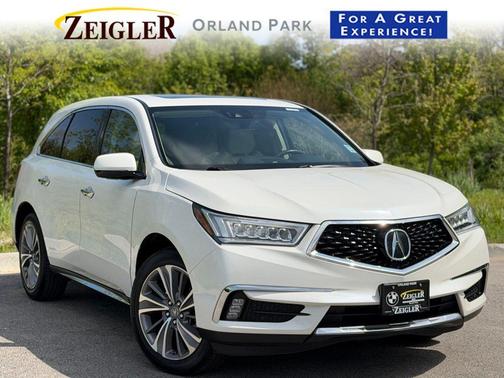 White Diamond Pearl 2018 Acura MDX 3.5L w/Technology Package