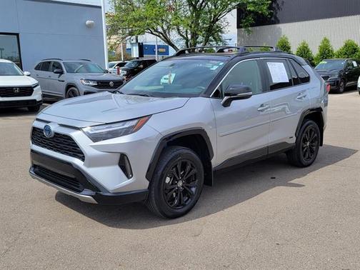 Silver Sky Metallic 2024 Toyota RAV4 Hybrid XSE