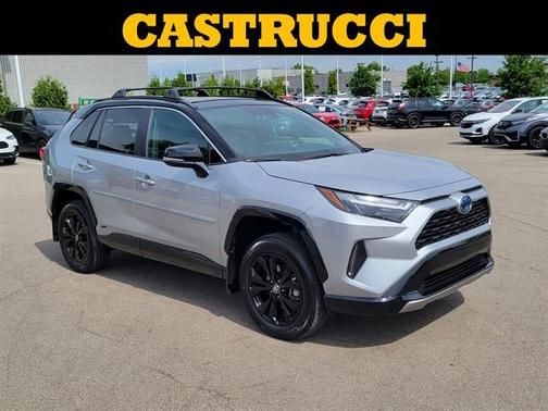 Silver Sky Metallic 2024 Toyota RAV4 Hybrid XSE