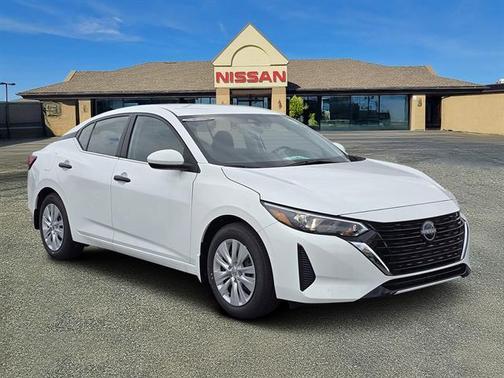 Cloud White 2025 Nissan Sentra S