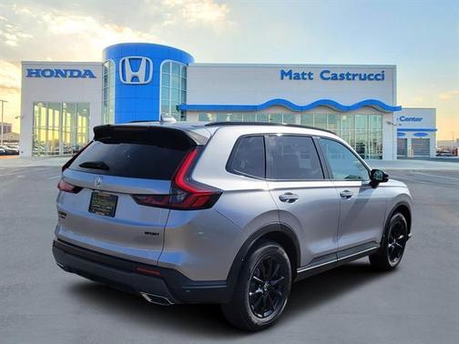 Solar Silver Metallic 2026 Honda CR-V Hybrid Sport-L