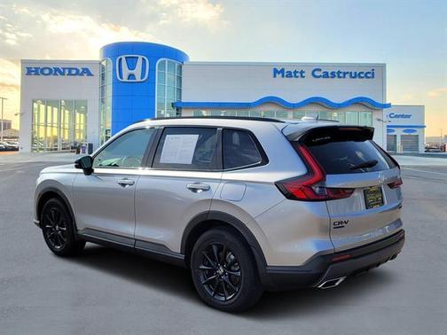 Solar Silver Metallic 2026 Honda CR-V Hybrid Sport-L