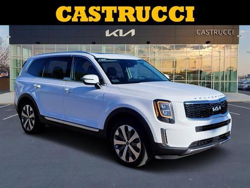 Glacial White Pearl 2022 Kia Telluride EX
