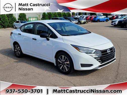 Cloud White 2025 Nissan Versa S
