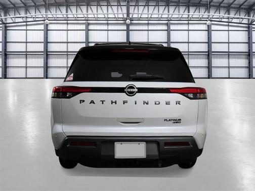 White / Black 2026 Nissan Pathfinder Platinum