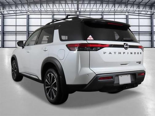 White / Black 2026 Nissan Pathfinder Platinum