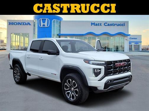 Summit White 2023 GMC Canyon AT4