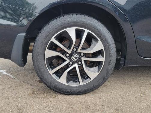 Black 2015 Honda Civic EX