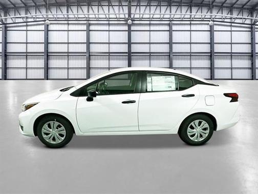 Cloud White 2025 Nissan Versa S
