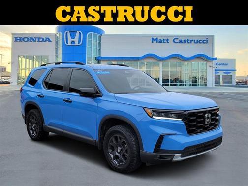 Sky Blue Pearl 2025 Honda Pilot TrailSport