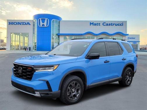Sky Blue Pearl 2025 Honda Pilot TrailSport