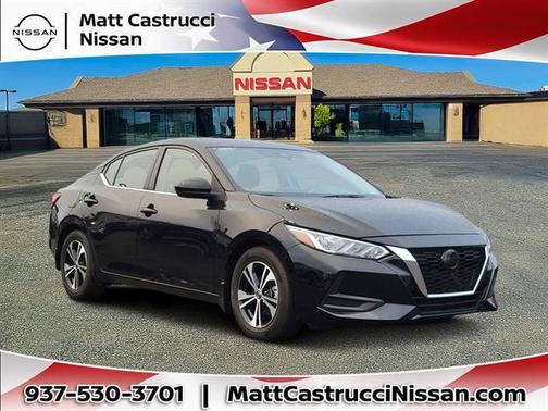 Black 2021 Nissan Sentra SV