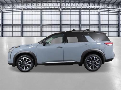 Boulder Gray Metallic 2026 Nissan Pathfinder Platinum