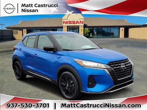 Electric Blue Metallic 2023 Nissan Kicks SR