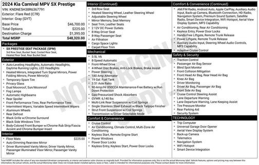 2024 Kia Carnival SX Prestige