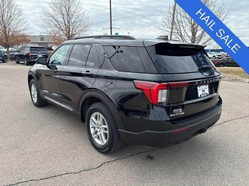 Black Metallic 2025 Ford Explorer Active