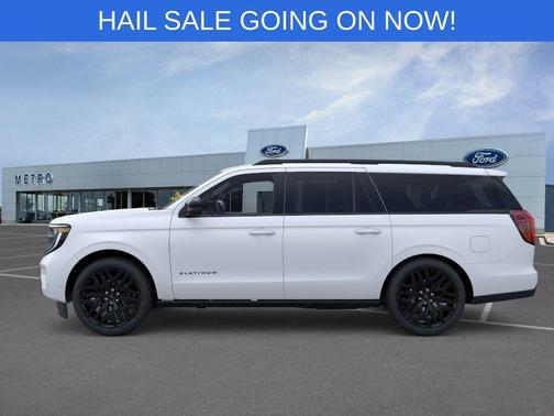 Star White Metallic Tri-Coat 2026 Ford Expedition Max Platinum