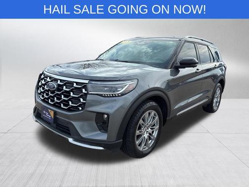 Carbonized Gray Metallic 2025 Ford Explorer Platinum