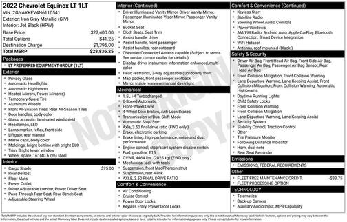2022 Chevrolet Equinox 1LT