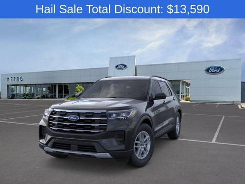 Agate Black Metallic 2026 Ford Explorer ACTIVE 4WD
