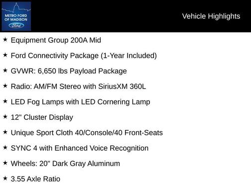 Avalanche 2026 Ford F-150 STX