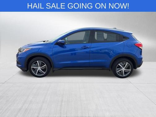 Aegean Blue Metallic 2021 Honda HR-V EX
