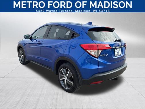 Aegean Blue Metallic 2021 Honda HR-V EX
