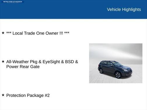 2018 Subaru Forester 2.5i Premium