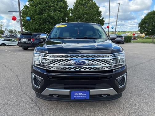 Agate Black Metallic 2019 Ford Expedition Max Platinum