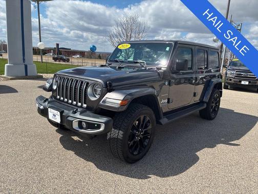 Granite Crystal Metallic Clearcoat 2021 Jeep Wrangler Unlimited 4xe Sahara