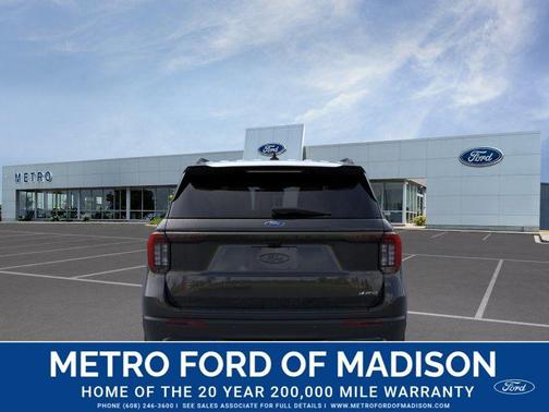 Agate Black Metallic 2026 Ford Explorer ST-Line
