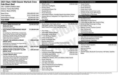 2021 RAM 1500 Classic SLT
