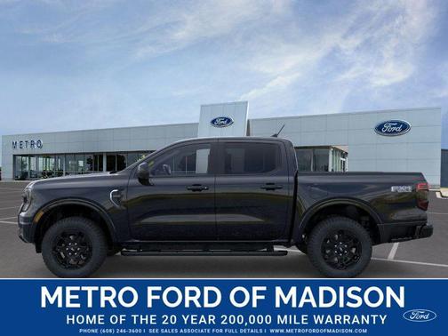 Shadow Black 2026 Ford Ranger LARIAT