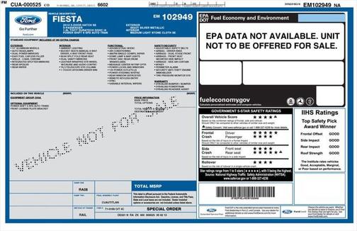 2014 Ford Fiesta SE