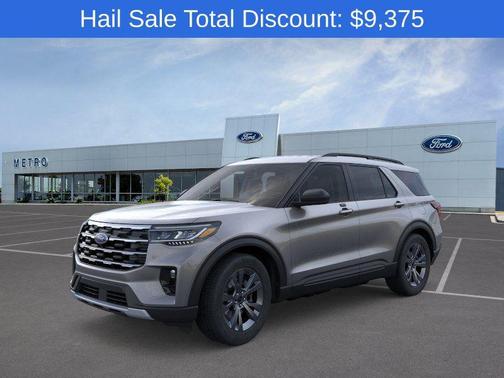 Carbonized Gray Metallic 2026 Ford Explorer Active w/200A Pkg