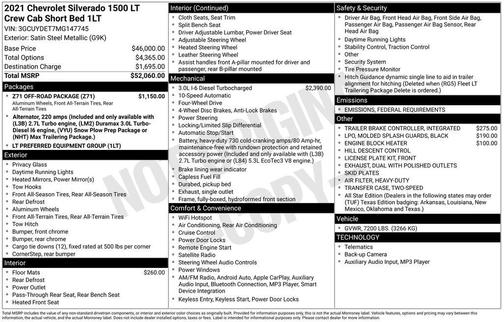 2021 Chevrolet Silverado 1500 LT