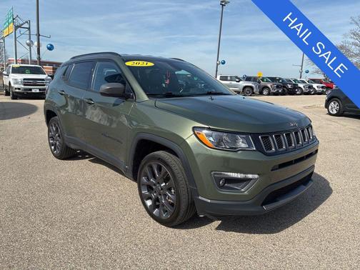 Olive Green Pearlcoat 2021 Jeep Compass 80th Special Edition