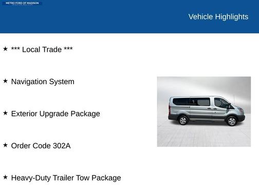 Ingot Silver Metallic 2017 Ford Transit-150 XLT