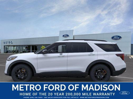 Space White Metallic 2026 Ford Explorer Tremor