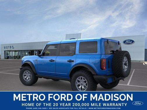 Velocity Blue Metallic 2025 Ford Bronco Badlands