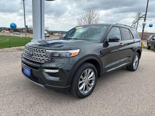 Forged Green Metallic 2023 Ford Explorer Limited