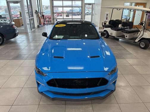Grabber Blue Metallic 2022 Ford Mustang GT Premium